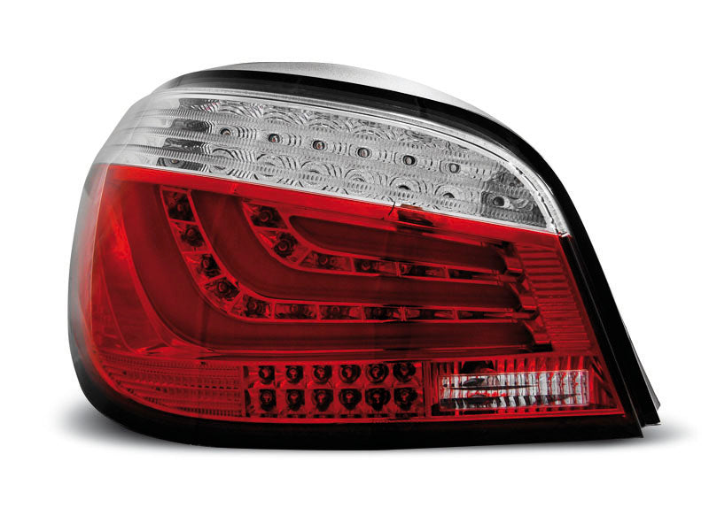 Tuning-Tec LED Lightbar Rückleuchten für BMW 5er E60 Limousine 03-07 rot/klar