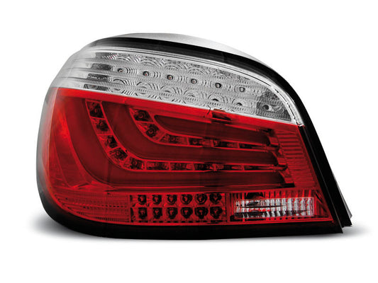 Tuning-Tec LED Lightbar Rückleuchten für BMW 5er E60 Limousine 03-07 rot/klar
