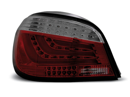 Tuning-Tec LED Lightbar Rückleuchten für BMW 5er E60 Limousine 03-07 rot/rauch