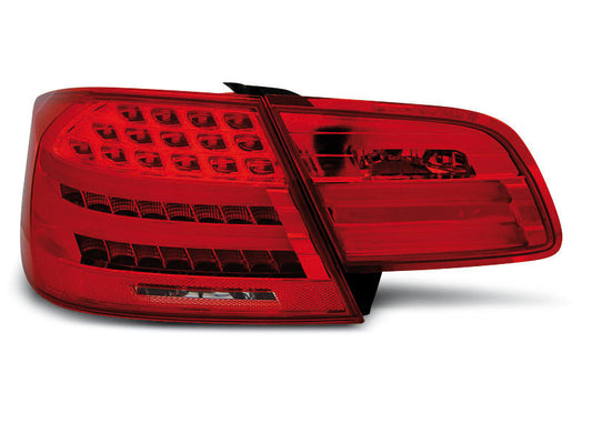 Tuning-Tec LED Lightbar Rückleuchten für BMW 3er E92 Coupe 06-10 rot/klar LCI Optik