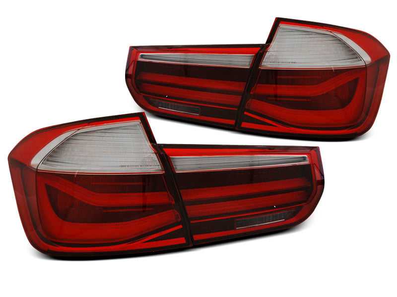 Tuning-Tec LED Lightbar Rückleuchten für BMW 3er F30 Limousine 11-15 rot/rauch
