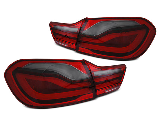 Tuning-Tec Voll LED Rückleuchten für BMW 4er F32 / F33 / F36 13-19 rot/rauch