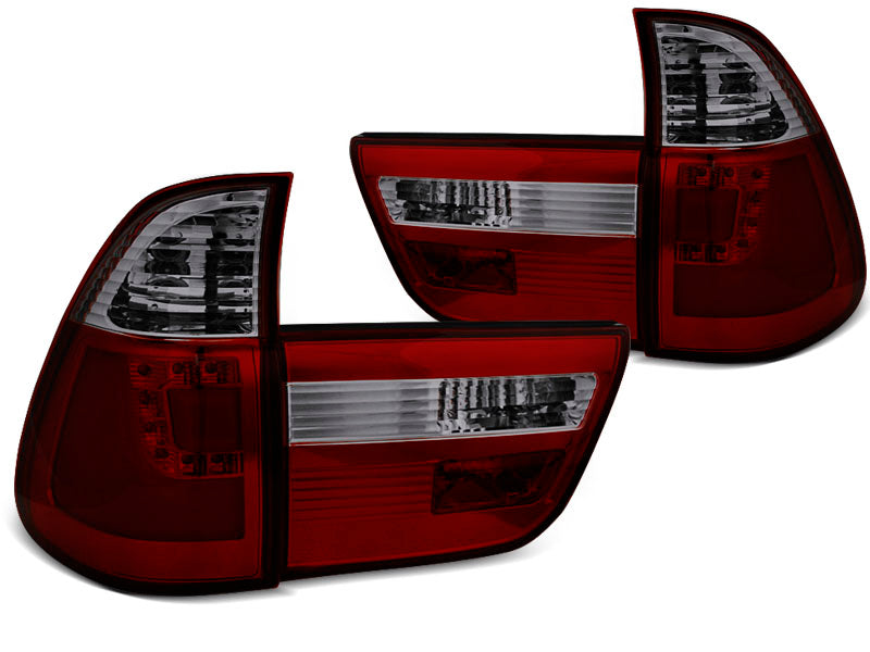 Tuning-Tec LED Rückleuchten für BMW X5 E53 99-03 rot/rauch