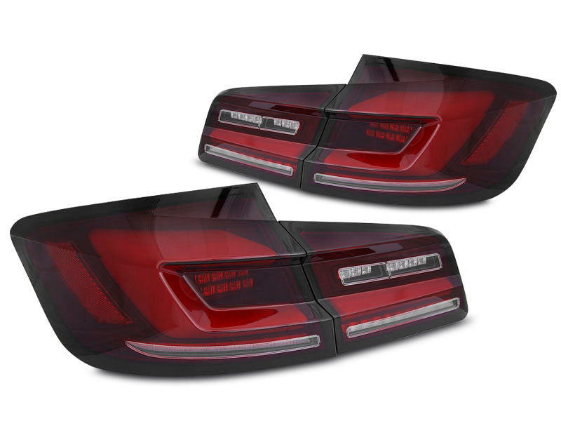 Tuning-Tec Voll LED Rückleuchten für BMW 5er F10 Lim. 10-16 schwarz/rot/rauch dynamisch