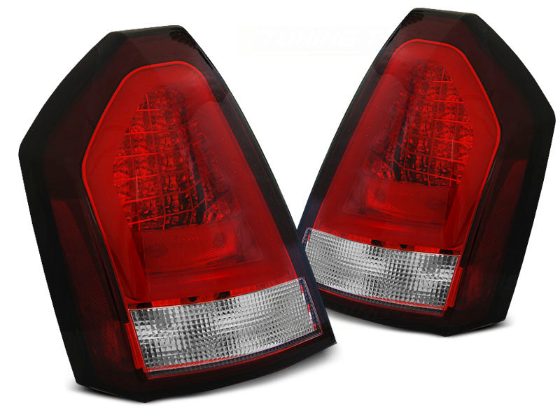Tuning-Tec LED Lightbar Rückleuchten für Chrysler 300C Limousine 05-08 rot/klar