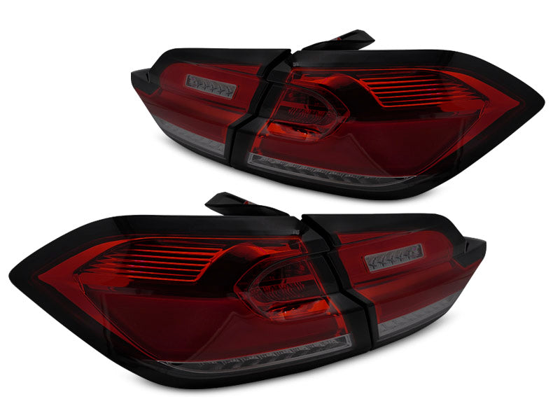 Tuning-Tec Voll LED Rückleuchten rot smoke für FORD FIESTA MK8 Baujahr 2017-2021