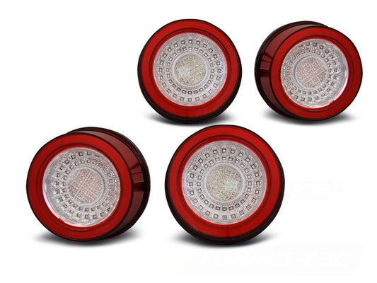 Tuning-Tec Voll LED Rückleuchten für Ferrari F355 94-99 / F360 99-05 rot/weiß
