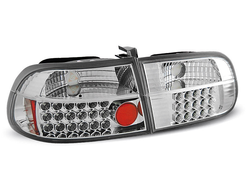 Tuning-Tec LED Rückleuchten für Honda Civic 3 Türer 91-95 chrom