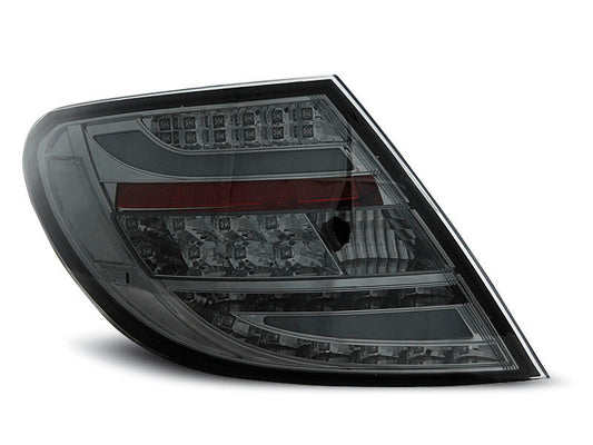 Tuning-Tec LED Lightbar Rückleuchten für Mercedes Benz C-Klasse W204 Limousine 07-10 rauch