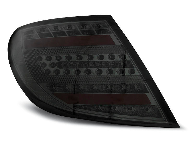 Tuning-Tec Voll LED Lightbar Rückleuchten für Mercedes Benz C-Klasse W204 Limousine 07-10 rauch