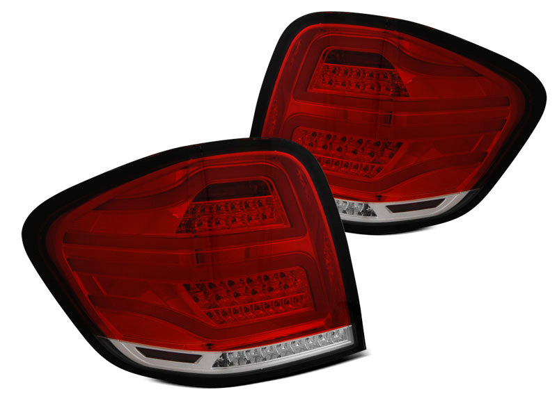 Tuning-Tec Voll LED Rückleuchten für Mercedes Benz ML W164 05-08 rot/klar