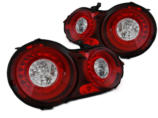 Tuning-Tec LED Lightbar Rückleuchten für Nissan GT-R 03-13 rot/klar mit LED Blinker