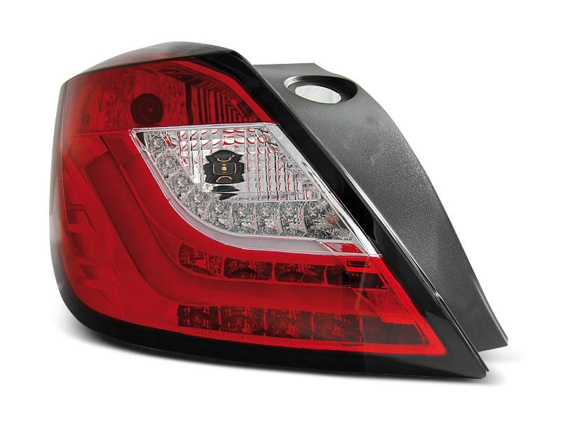 Tuning-Tec LED Lightbar Rückleuchten für Opel Astra H GTC (3-Türer) 04-09 rot/klar