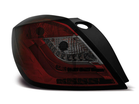 Tuning-Tec LED Lightbar Rückleuchten für Opel Astra H GTC (3-Türer) 04-09 rot/rauch