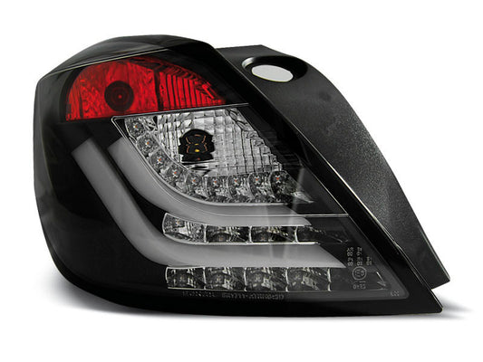 Tuning-Tec LED Lightbar Rückleuchten für Opel Astra H GTC (3-Türer) 04-09 schwarz