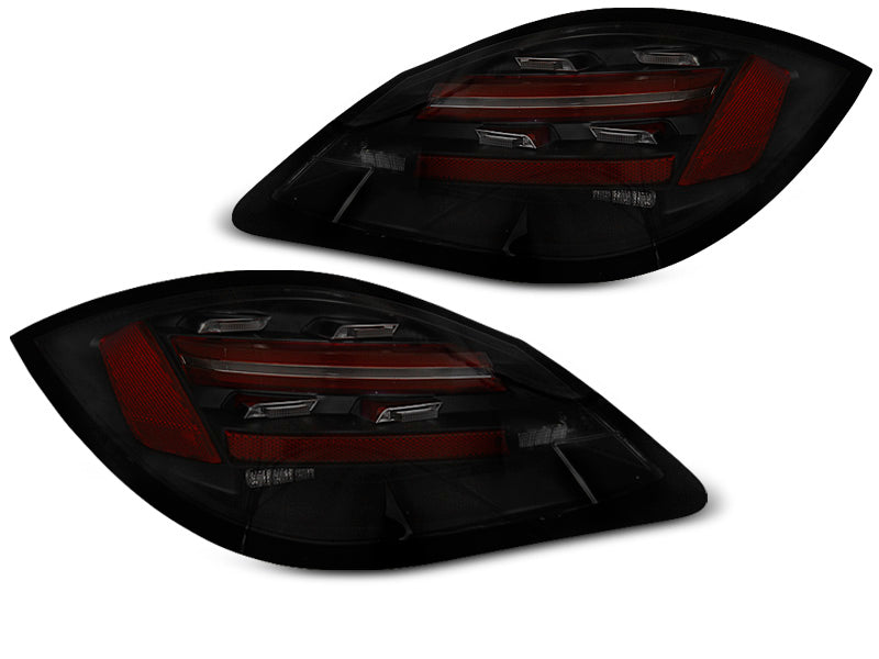Tuning-Tec Voll LED Rückleuchten für Porsche Cayman/Boxster 987 Facelift 09-12 schwarz/rauch