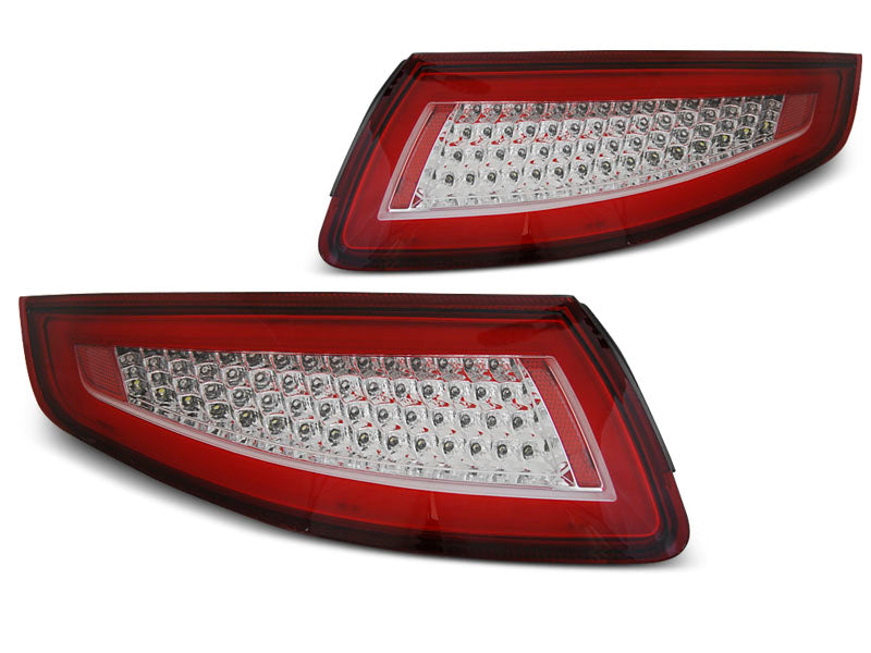 Tuning-Tec Voll LED Rückleuchten für Porsche 911 997 (1.Generation) 04-09 rot/klar mit dynamischem Blinker