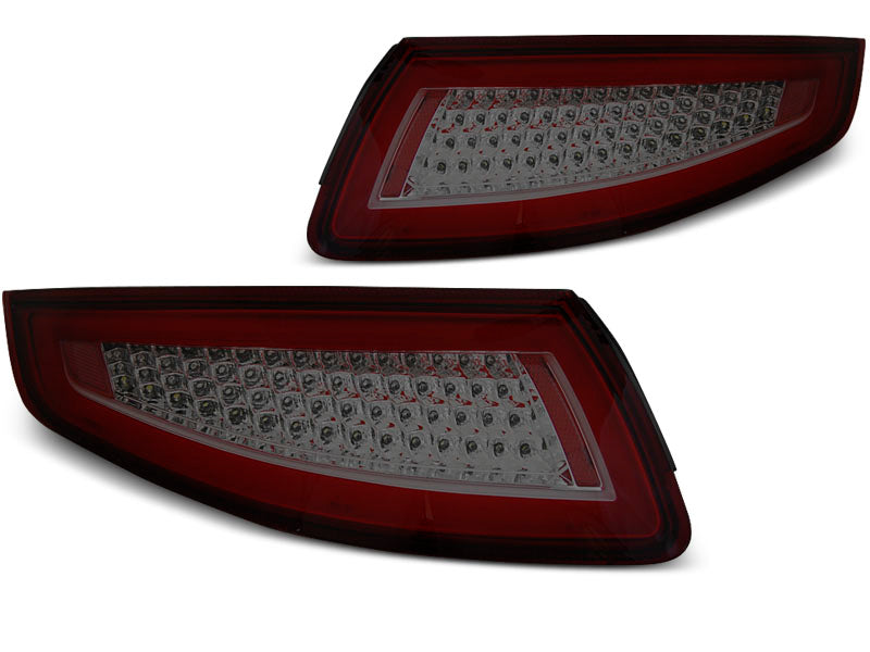 Tuning-Tec Voll LED Rückleuchten für Porsche 911 997 (1.Generation) 04-09 rot/rauch mit dynamischem Blinker