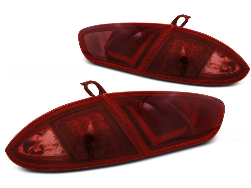Tuning-Tec LED Lightbar Rückleuchten für Seat Leon 1P Facelift 09-12 rot