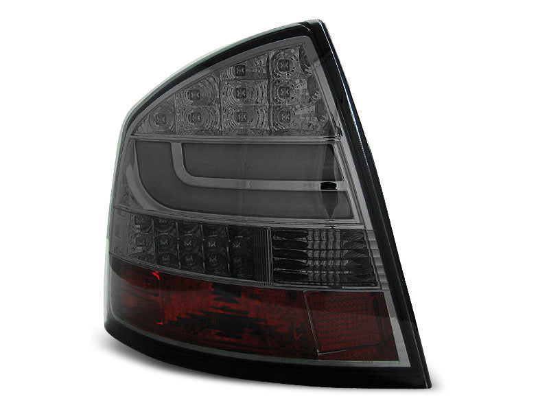 Tuning-Tec LED Lightbar Rückleuchten für Skoda Octavia 2 (1Z) Limousine 04-12 rauch