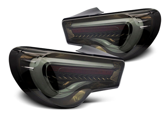 Tuning-Tec LED Lightbar Rückleuchten für Toyota GT86 12-21 rauch mit dyn. Blinker