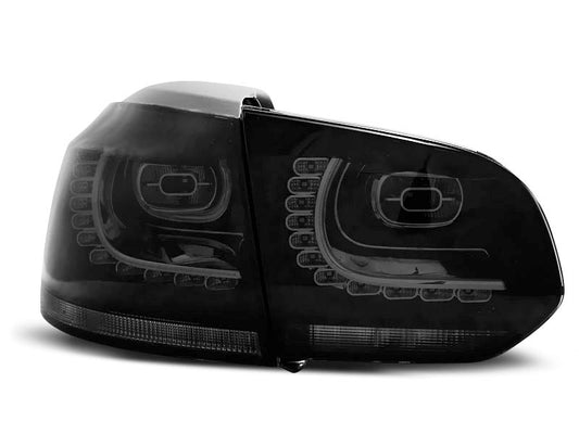 Tuning-Tec LED Rückleuchten für VW Golf 6 (VI) 08-12 schwarz/rauch