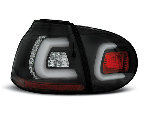 Tuning-Tec LED Lightbar Rückleuchten für VW Golf 5 (V) 03-09 schwarz/klar