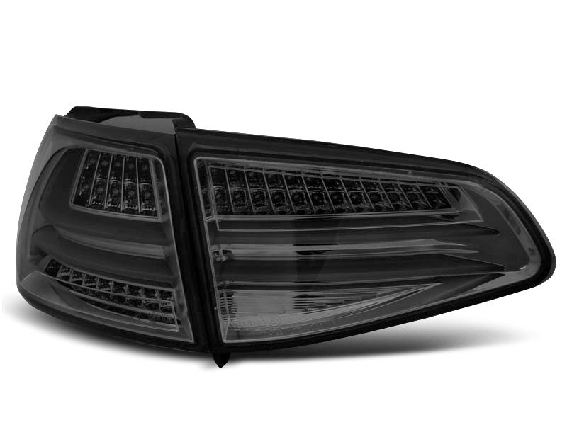 Tuning-Tec Voll LED Lightbar Rückleuchten für VW Golf 7 (VII) 13-17 chrom/rauch