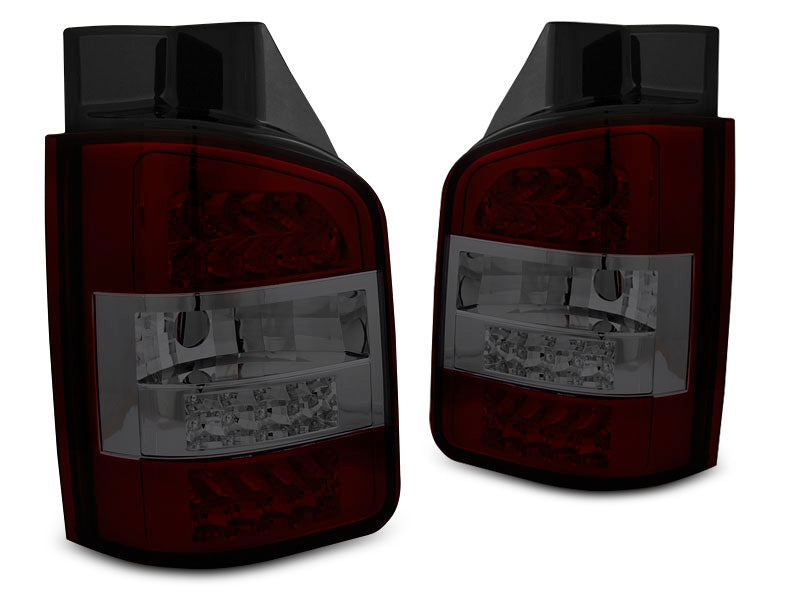 Tuning-Tec LED Rückleuchten für VW T5 03-09 rot/rauch (Doppeltürer)