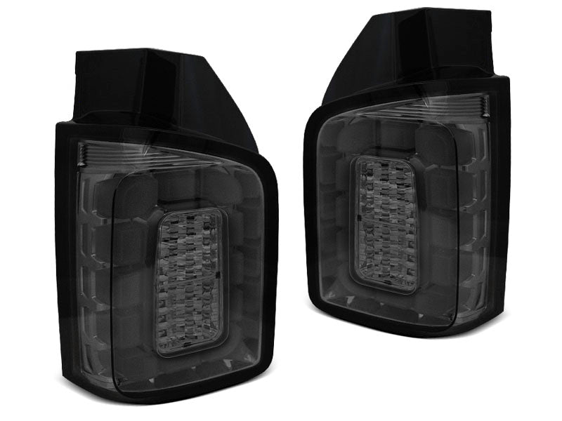 Tuning-Tec Voll LED Lightbar Rückleuchten für VW T6 15-19 chrom/rauch
