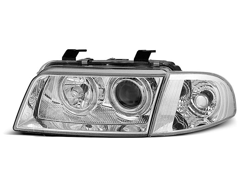 Tuning-Tec Angel Eyes Scheinwerfer für Audi A4 B5 94-98 chrom