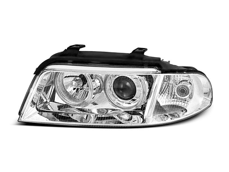 Tuning-Tec Angel Eyes Scheinwerfer für Audi A4 B5 Facelift 99-00 chrom