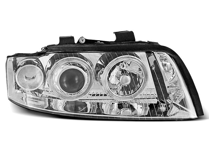 Tuning-Tec Angel Eyes Scheinwerfer für Audi A4 B6 00-04 chrom