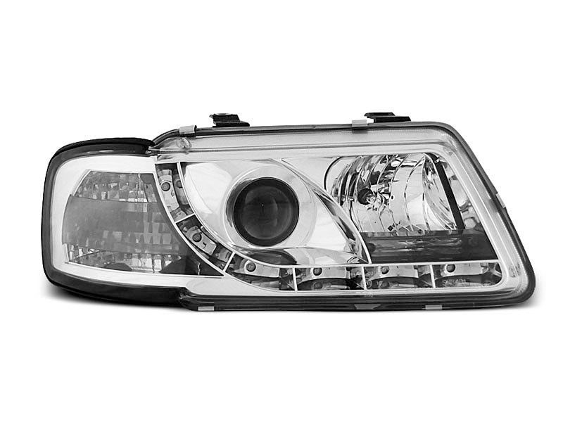 Tuning-Tec LED Tagfahrlicht Scheinwerfer für Audi A3 8L 96-00 chrom