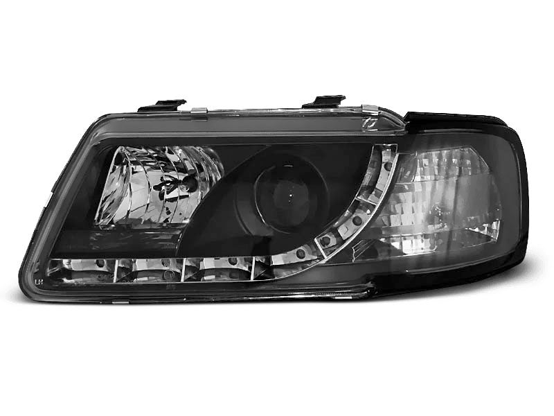 Tuning-Tec LED Tagfahrlicht Scheinwerfer für Audi A3 8L 96-00 schwarz