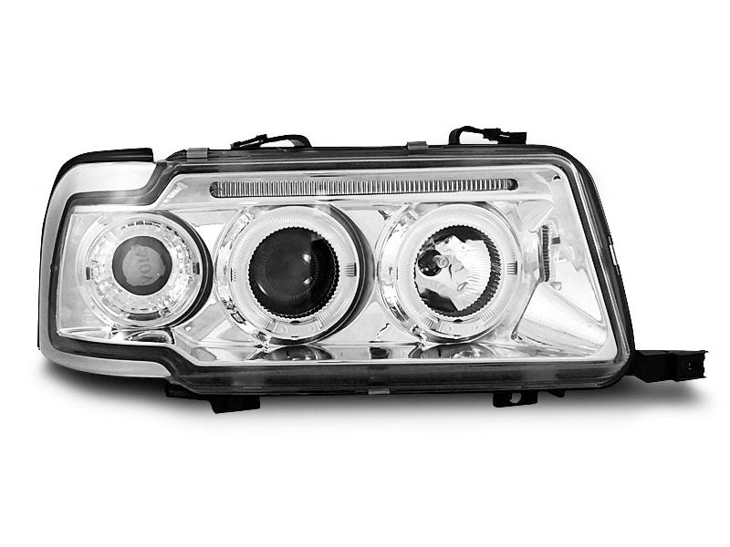 Tuning-Tec LED Angel Eyes Scheinwerfer für Audi 80 (B4) 91-96 chrom