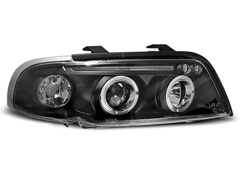 Tuning-Tec LED Angel Eyes Scheinwerfer für Audi A4 B5 94-98 schwarz