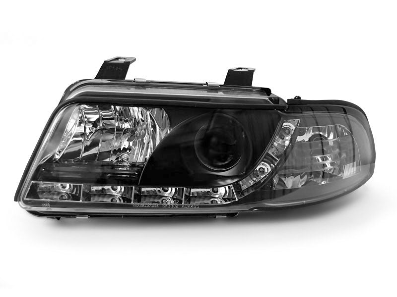 Tuning-Tec LED Tagfahrlicht Scheinwerfer für Audi A4 B5 99-00 schwarz