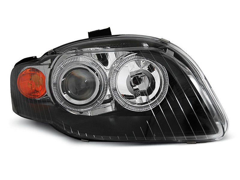 Tuning-Tec Angel Eyes Scheinwerfer für Audi A4 B7 05-08 schwarz