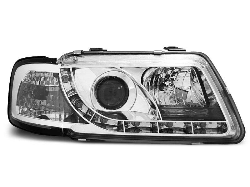 Tuning-Tec LED Tagfahrlicht Scheinwerfer für Audi A3 8L 96-00 chrom