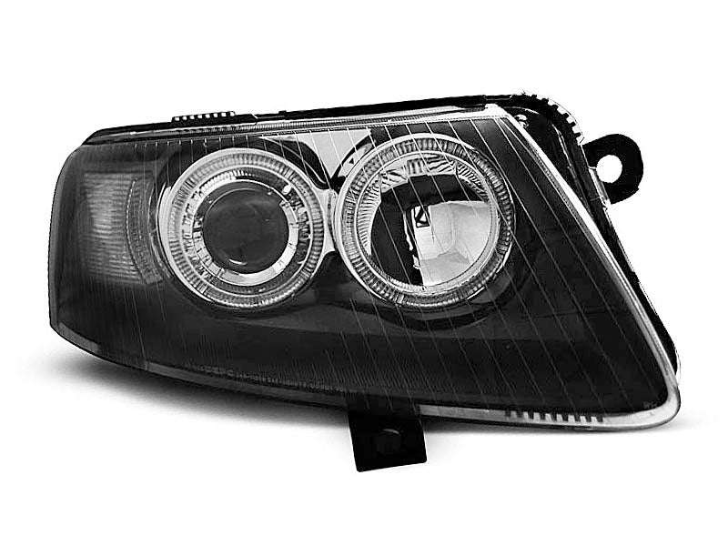 Tuning-Tec Angel Eyes Scheinwerfer für Audi A6 C6 (4F) 04-08 schwarz