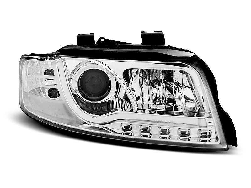 Tuning-Tec LED Tagfahrlicht Scheinwerfer für Audi A4 B6 00-04 chrom LTI