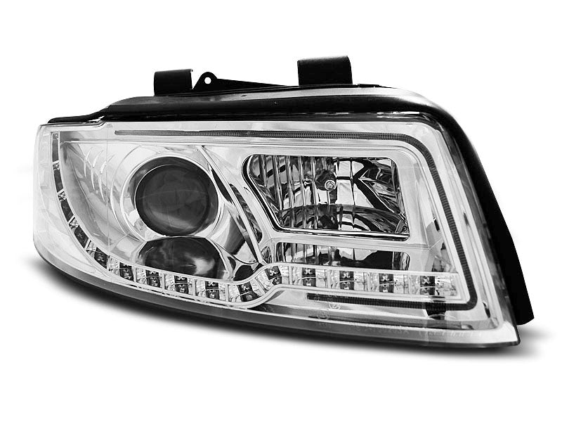 Tuning-Tec LED Tagfahrlicht Scheinwerfer für Audi A4 B6 00-04 chrom LTI