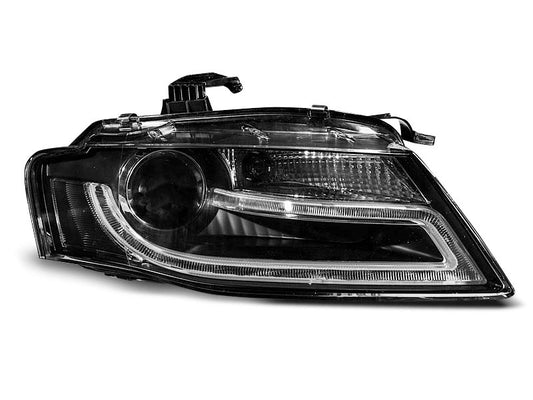 Tuning-Tec LED Tagfahrlicht Scheinwerfer für Audi A4 B8 08-11 schwarz