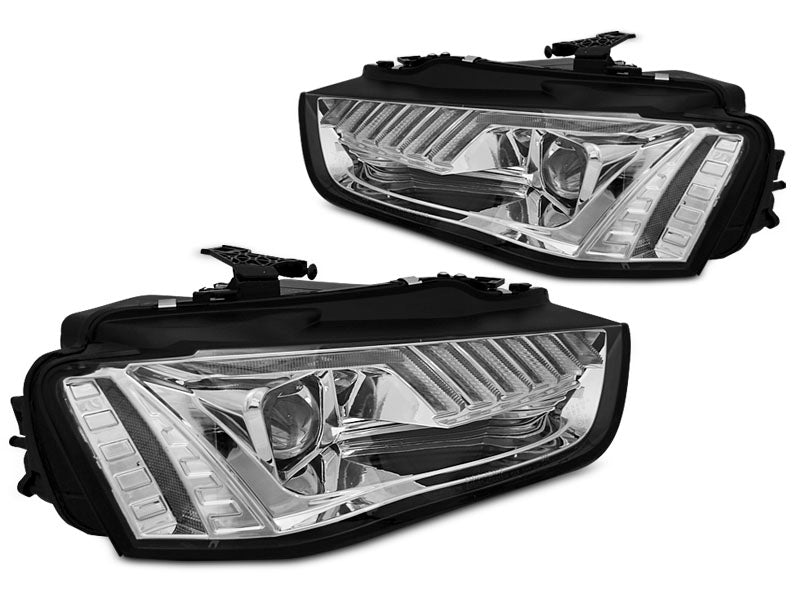 Tuning-Tec LED Tagfahrlicht Scheinwerfer für Audi A4 B8 Lim./Avant 12-15 chrom dynamisch