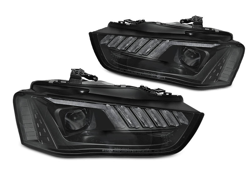 Tuning-Tec LED Tagfahrlicht Scheinwerfer für Audi A4 B8 Lim./Avant 12-15 schwarz dynamisch