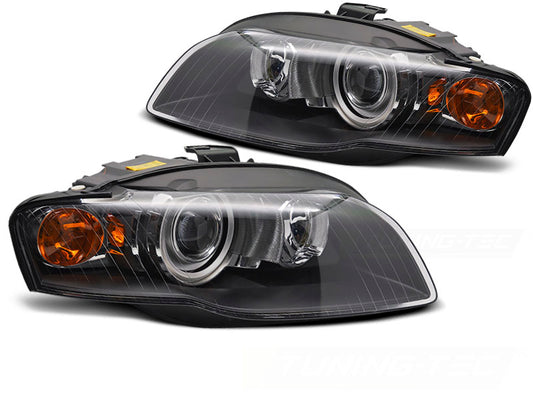 Tuning-Tec Xenon Scheinwerfer Set für Audi A4 B7 05-08 schwarz