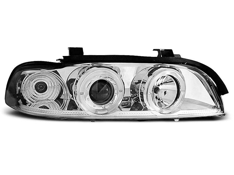 Tuning-Tec LED Angel Eyes Scheinwerfer für BMW 5er E39 95-03 chrom