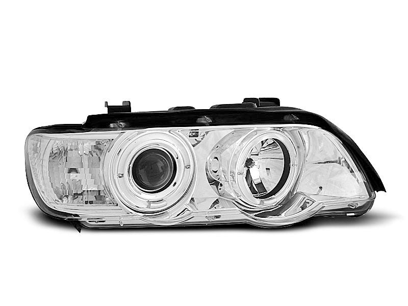 Tuning-Tec LED Angel Eyes Scheinwerfer für BMW X5 E53 99-03 chrom