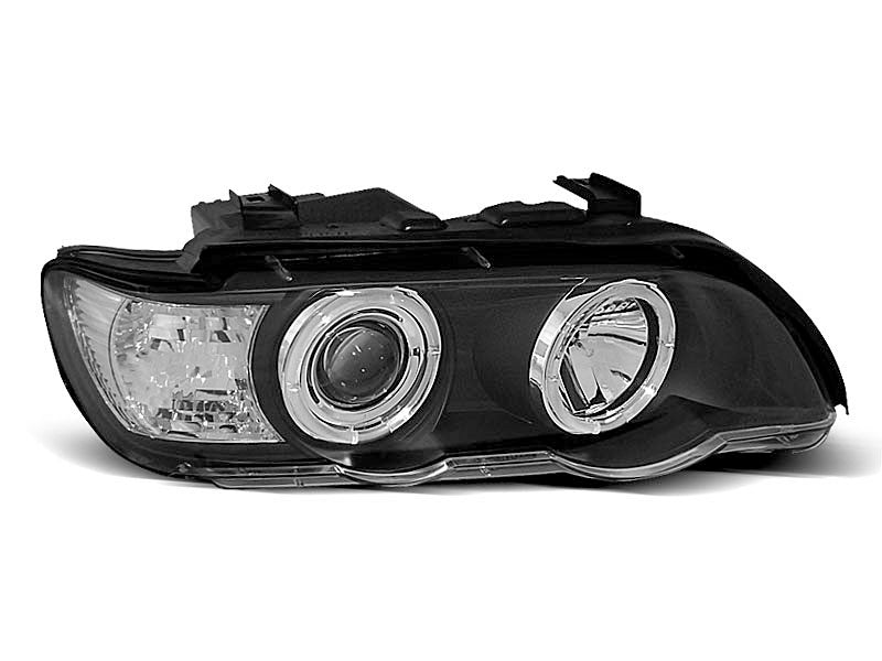 Tuning-Tec LED Angel Eyes Scheinwerfer für BMW X5 E53 99-03 schwarz